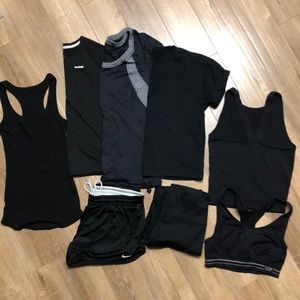 Black Minimalist Workout Bundle